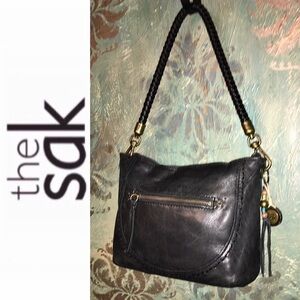 THE SAK black Indio Demi Leather Hobo